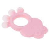 Maxbell Babies Infants Safe Teething cartoon Toys Silicone Molar Rod  Pink Frog