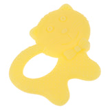 Maxbell Babies Infants Safe Teething cartoon Toys Silicone Molar Rod  Yellow Cat