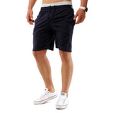 Maxbell Men Summer Cotton Shorts Pants Gym Trousers Sport Jogging Trousers Shorts 2XL Light Gray