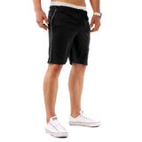 Maxbell Men Summer Cotton Shorts Pants Gym Trousers Sport Jogging Trousers Shorts 2XL Light Gray