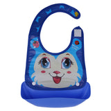 Maxbell Baby Infants Kids Cute Silicone Waterproof Bibs Baby Lunch Bibs Style 2