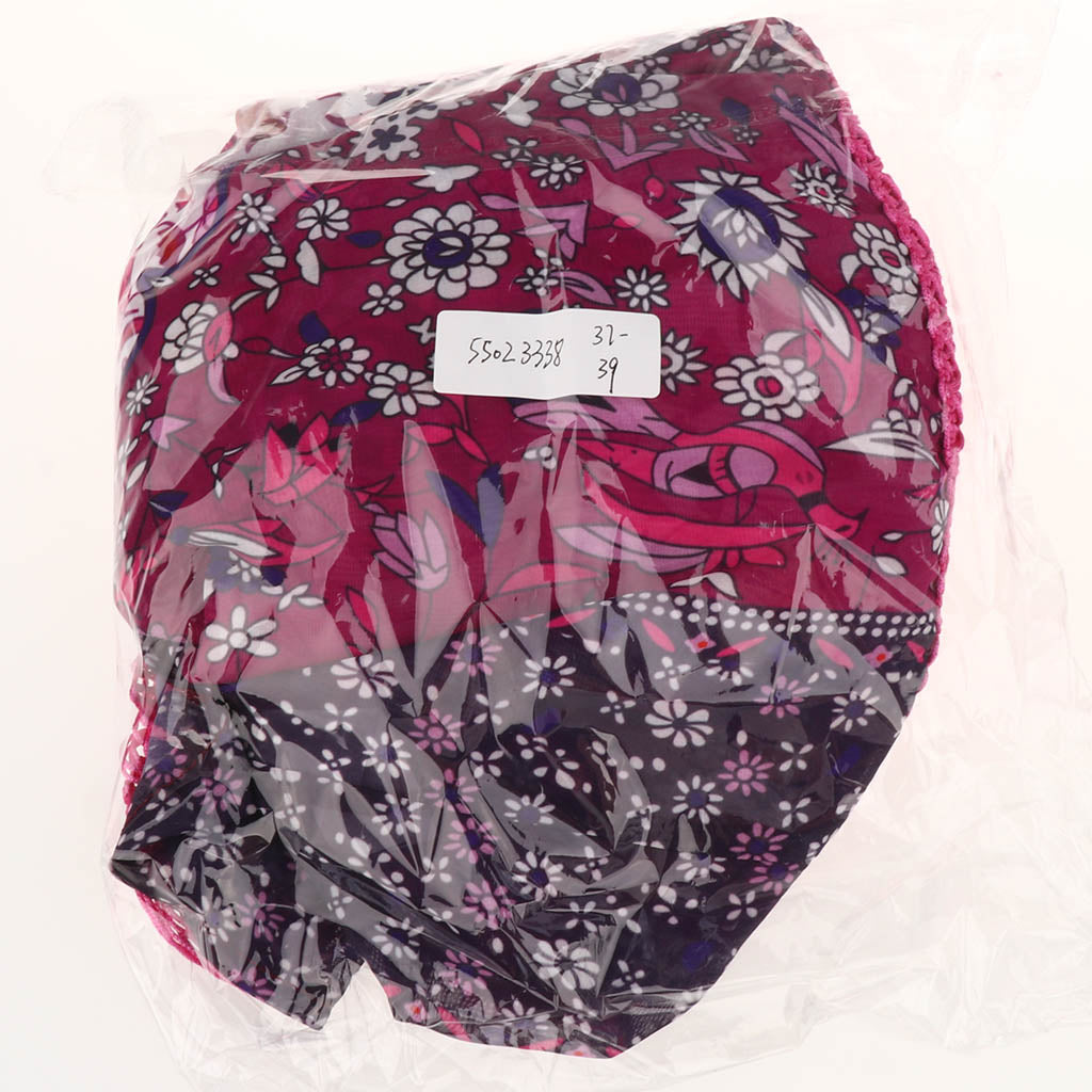 Maxbell Purple Flower Fashion Flower Printing Chiffon Cardigan Coat Beach Cover UP M