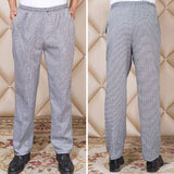 Maxbell Chef Working Pants Restaurant Elastic Comfy Cook Work Trousers 2XL Stripe