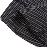 Maxbell Chef Work Pants Restaurant Kitchen Uniform Cook Trousers Elastic Waist 3XL Stripe