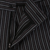 Maxbell Chef Work Pants Restaurant Kitchen Uniform Cook Trousers Elastic Waist L Stripe