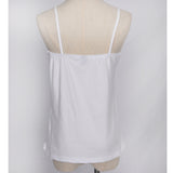 Maxbell Fashion Women Summer Lace Vest Top Sleeveless Blouse Casual Tops 4XL White