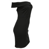 Maxbell Womens Sexy Off Shoulder Bodycon Evening Party Club Bandage Dress M Black