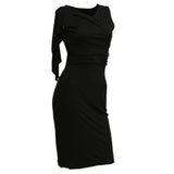 Maxbell Women's Midi Dresses Sleeveless Knee Length Party Evening Dress S Black