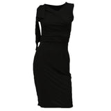 Maxbell Women's Midi Dresses Sleeveless Knee Length Party Evening Dress S Black