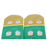 Maxbell Couple Pure Cotton Coloured Mid Calf Ankle Crew Short Socks Style 1