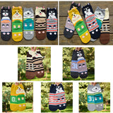 Maxbell Couple Pure Cotton Coloured Mid Calf Ankle Crew Short Socks Style 1