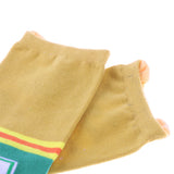Maxbell Couple Pure Cotton Coloured Mid Calf Ankle Crew Short Socks Style 1