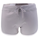 Maxbell Women Hot Pants Sports Shorts Workout Waistband Summer Yoga Short M Gray