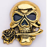 Maxbell Gothic Punk Skull Brooch Scary Brooch Pin Halloween Jewelry Gift Decoration