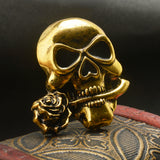 Maxbell Gothic Punk Skull Brooch Scary Brooch Pin Halloween Jewelry Gift Decoration