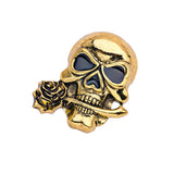 Maxbell Gothic Punk Skull Brooch Scary Brooch Pin Halloween Jewelry Gift Decoration