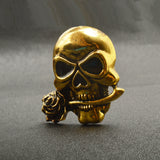 Maxbell Gothic Punk Skull Brooch Scary Brooch Pin Halloween Jewelry Gift Decoration