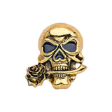 Maxbell Gothic Punk Skull Brooch Scary Brooch Pin Halloween Jewelry Gift Decoration