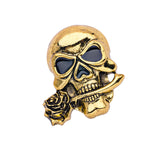 Maxbell Gothic Punk Skull Brooch Scary Brooch Pin Halloween Jewelry Gift Decoration