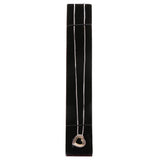 Maxbell Black Velvet Long Necklace Chain Jewelry Display Holder Stand Organizer