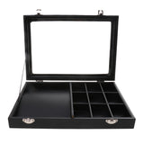 Maxbell Black Leather Necklace Bracelet Jewelry Retail Display Box Holder Organizer2