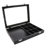 Maxbell Black Leather Necklace Bracelet Jewelry Retail Display Box Holder Organizer2