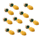 Maxbell 10Pcs Cute Pineapple Fruit Shape Charms Pendants Fit Bracelet DIY Jewelry