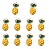 Maxbell 10Pcs Cute Pineapple Fruit Shape Charms Pendants Fit Bracelet DIY Jewelry