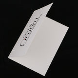 Maxbell 50pcs To My Groom on Our Wedding Day Cards in Brown Kraft Envelopes
