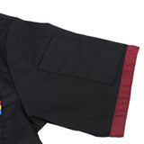 Maxbell Men Women Chef Uniform Double Breasted Cook Jacket Coat Short Sleeve L Black