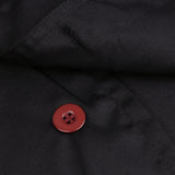 Maxbell Men Women Chef Uniform Double Breasted Cook Jacket Coat Short Sleeve L Black