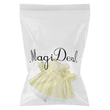 Maxbell Toddler Kids Girls Off Shoulder Pleated Tops Dress and White Pants Sets 130