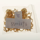 Maxbell 50Pcs Gold Plated Crown Shape Charms Loose Beads Jewelry Making Finding