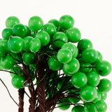 Maxbell 40-head Mini Artificial Fruit Berry Christmas Wedding Decoration Green 2