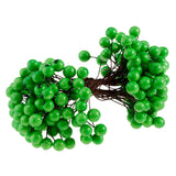 Maxbell 40-head Mini Artificial Fruit Berry Christmas Wedding Decoration Green 2