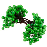 Maxbell 40-head Mini Artificial Fruit Berry Christmas Wedding Decoration Green 2