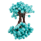 Maxbell 40-head Mini Artificial Fruit Berry Christmas Wedding Decoration Blue