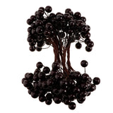 Maxbell 40-head Mini Artificial Fruit Berry Christmas Wedding Decoration Black