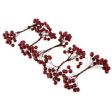 Maxbell 40-head Mini Artificial Fruit Berry Christmas Wedding Decoration Red