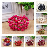 Maxbell 40-head Mini Artificial Fruit Berry Christmas Wedding Decoration Red