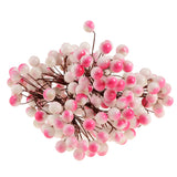 Maxbell 40-head Mini Artificial Fruit Berry Christmas Wedding Decoration Pink