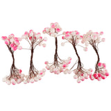 Maxbell 40-head Mini Artificial Fruit Berry Christmas Wedding Decoration Pink