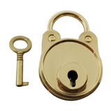 Maxbell Bear Vintage Padlock Mini Lock with Key for Jewelry Box Storage Diary Book Gold