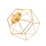 Maxbell 3D Geometric Wedding Geometric Candlestick Candle Tea Light Holder Gold