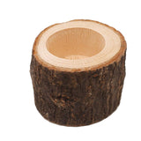 Maxbell Tree Stump Wood Candle Holder Tea Light Holder for Wedding Decoration 4.2cm