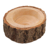 Maxbell Tree Stump Wooden Candle Holder Tea Light Holder  Wedding Decoration 2.5cm