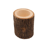 Maxbell Tree Stump Wooden Candle Holder Tea Light Holder for Wedding Decoration 7cm