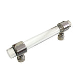 Maxbell Acrylic Connecting Rod Bar for Door Handles Drawer Pull Knob  Chrome 120mm