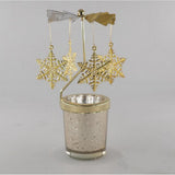 Maxbell Romantic Rotating Candle Holder Stand Spining Tealight Candlestick Angel