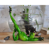 Maxbell Resin Creative 3D Craft Frog Figurine Office Desk Car Dashboard Onament d